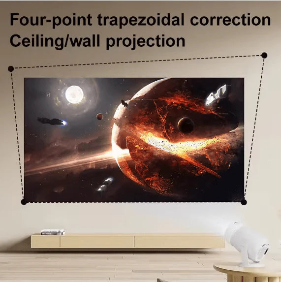 Ultra HD WiFi 6 Smart Projector 📽️✨